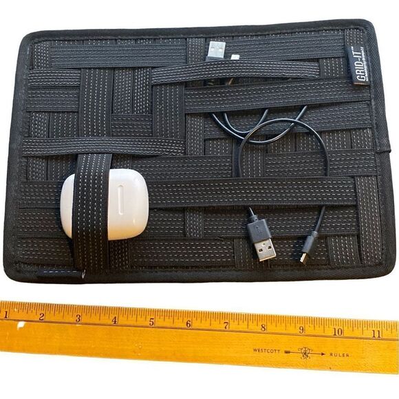 GRID-IT!® Organizer Medium black 12" x 8" for all your travel needs - Picture 1 of 4